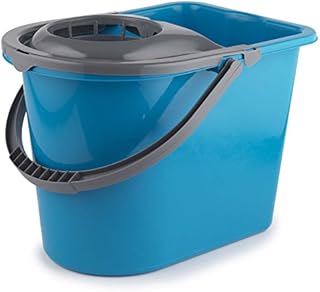 Beldray LA036810TQ Large 14L Mop Bucket with Detachable Wringer, Convenient Ergonomic Carry Handle, Lightweight, Perfect for Family Homes & Kitchens for A Clean & Safe Home, Turquoise