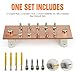 Pure Copper Ground Bar Kit- Adjustable Wall Mounted Copper Bus Bar with UL Material BusBar Insulator T Posts (Smart Copper Bar 1/4