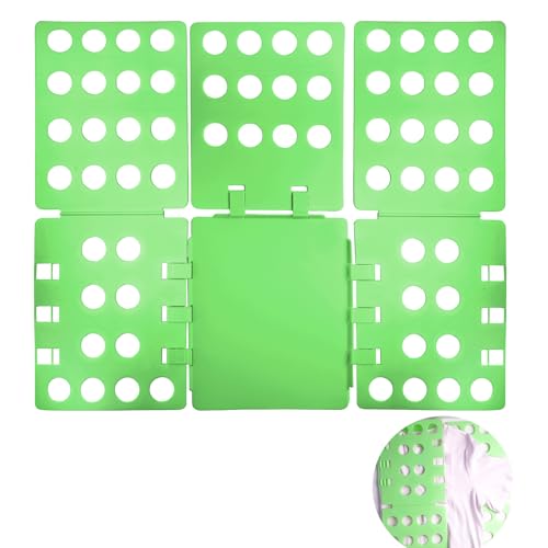 Planche de Pliage de Vêtements pour Enfants et Adultes – T-Shirt, Chemise, Pulls et Pantalons – Facile à Utiliser, Matériaux Durables et Design Compact pour un...
