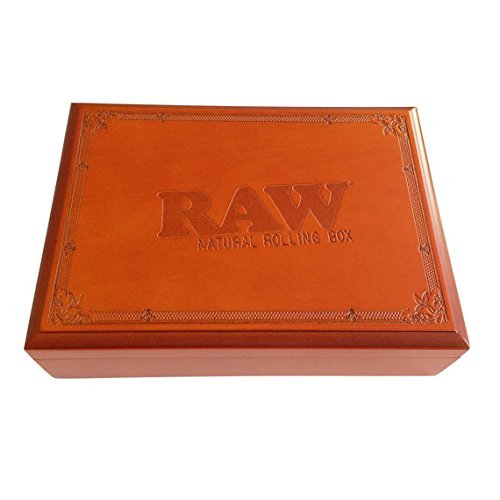 Raw Rolling Wood Box Magnetically Sealed 9