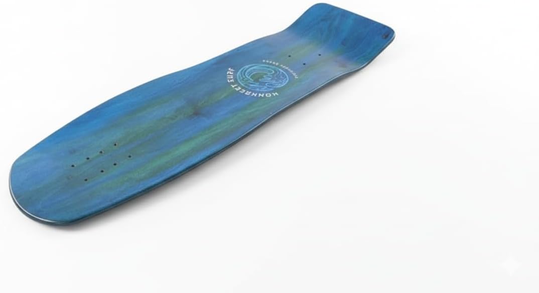 Surfskate Deck, 34" Long, 10" Wide , 7-ply Wood Construction, Adjustable 18-19 Inch Wheelbase, Surf Training Longboard for Adults and Youth