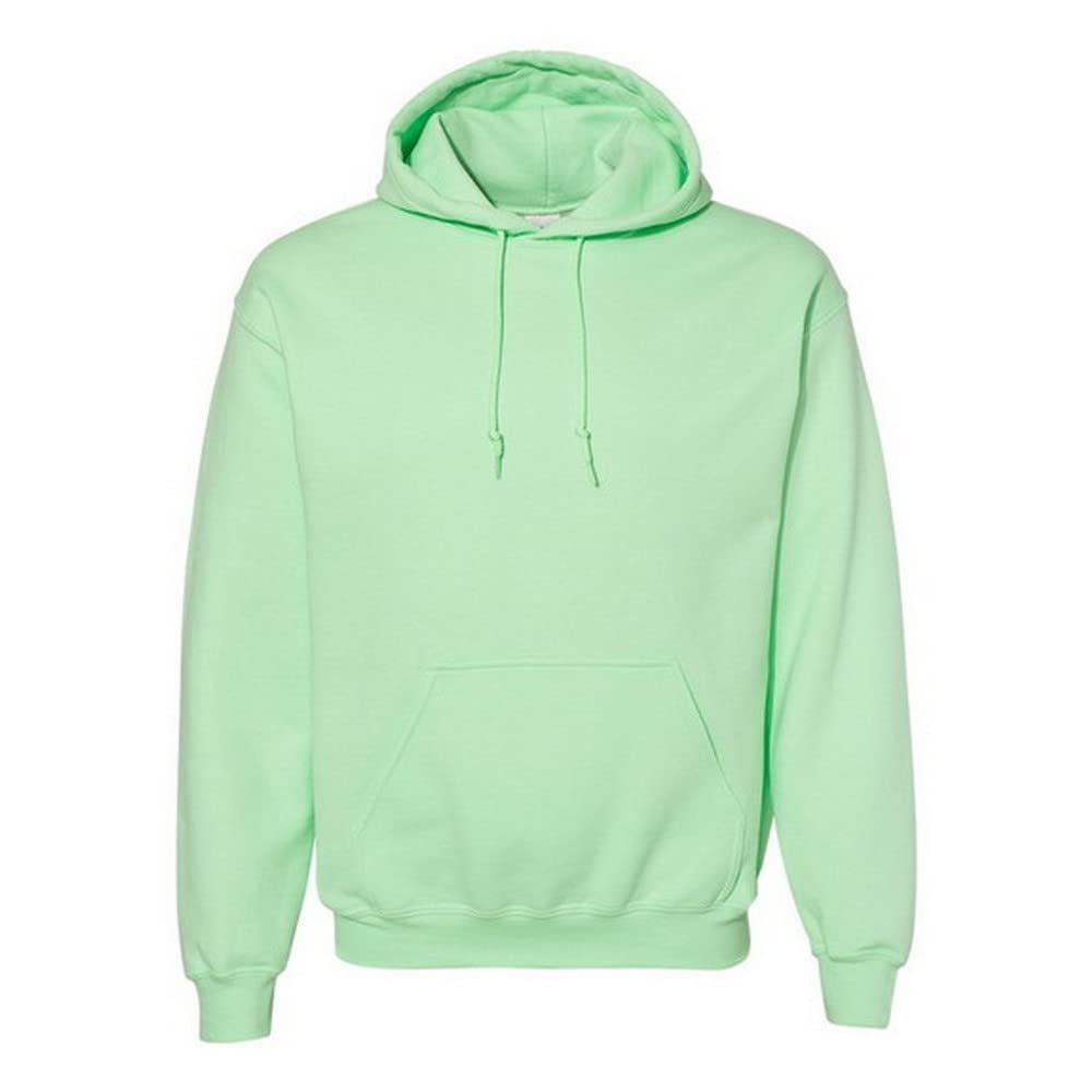 Gildan Heavy Blend Adult Unisex Hooded Sweatshirt/Hoodie (2XL) (Mint Green)