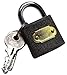 Price comparison product image Merriway® BH01690 Tri-Circle Heavy-Duty Cast Iron Padlock, 30mm (1.3/16 inch) - Black
