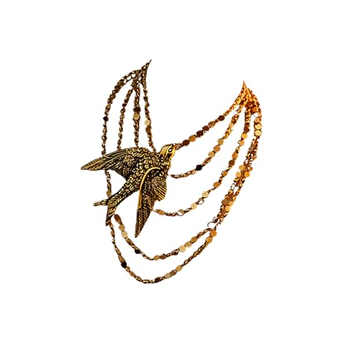 Collier pendentif oiseau de luxe : le cadeau idéal pour femme avec perles complexes - 4