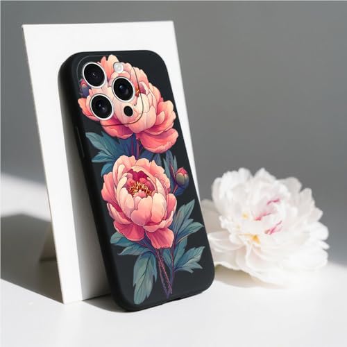 PAIXIKYZ Compatible con iPhone 6/iPhone 6s, Funda TPU Anticaída con Diseño Peonía