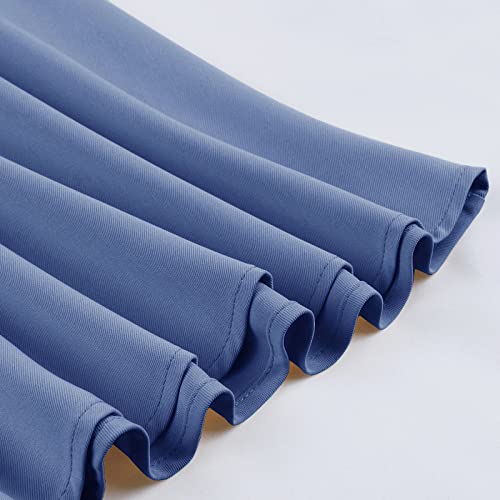 Image of 1950s Dresses for Women Vintage Rockabilly Retro Short Sleeve Tie Midi Dress Cocktail Party Evening Prom Gown