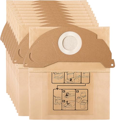 10 Bolsas para Karcher WD2 MV2 WD2250 A2004 A2054 A 2014 A 2024 A 2064 6.959-322.0