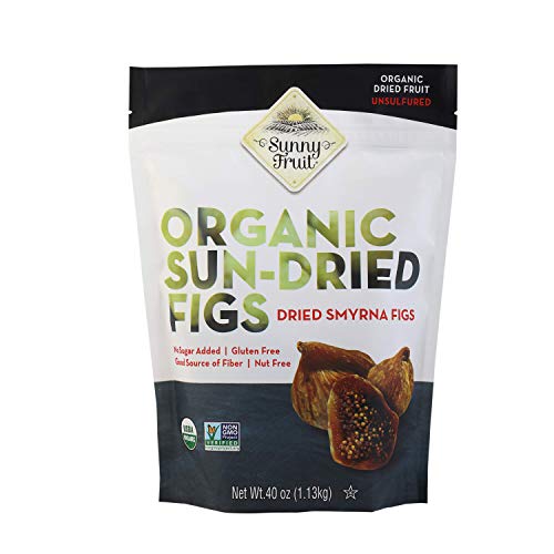 ORGANIC FIGS USDA ORGANIC SUNNY FRUIT 40 OUNCE BAG (unpasteurized)