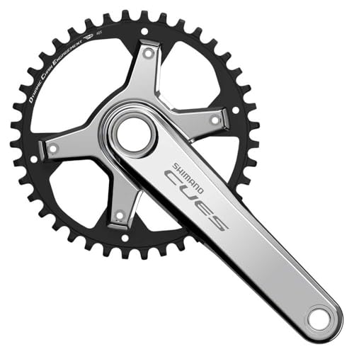 Pédalier Shimano CUES FC-U6030-1 argent 172.5mm manivelle vélo de route et ville