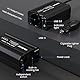 400W Auto Spannungswandler Wechselrichter DC 12V to AC 230V mit 2 Steckdosen und PD65W USB-C,USB Ports Schnelles Aufladen KFZ Ladegerät mit Zigarettenanzünderstecker für Geschaeftsfahrten und Urlaub