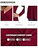 TIANZHU Plus Size Tops for Women Wrap V Neck Babydoll Shirt Long Sleeve Tunic Top Dressy Loose Blouse Mujer Blusas Button Flannel Outfit Halloween Fashion Womans Plaid Club Top, Wine Red, 4XL #4