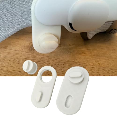 2PCS Head Strap Adapter for Vision Pro, Overhead Strap Weight Reduction Adapter Clip Head Band Adapter Adjustable Headgear Adapter Headset Strap Buckle Accessories Kit