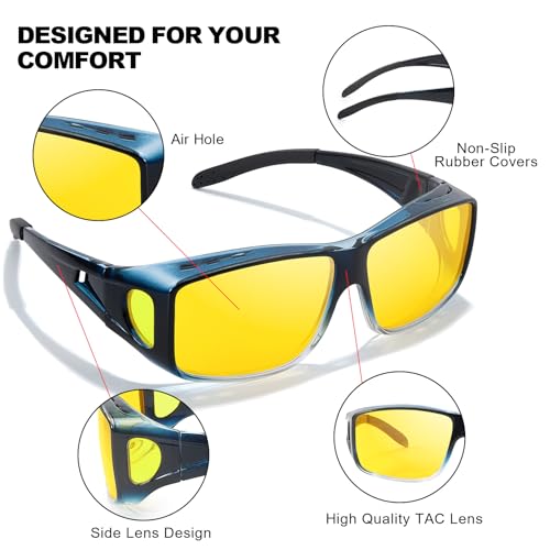 Trysee Fit Over Sunglasses For Women Polarized UV400...
