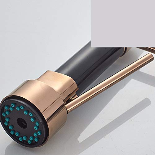 Robinet de cuisine multifonction rotatif avec douchette eau chaude froide - 8