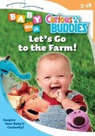 DVD Curious Buddies: Let's Go to the Farm Book
