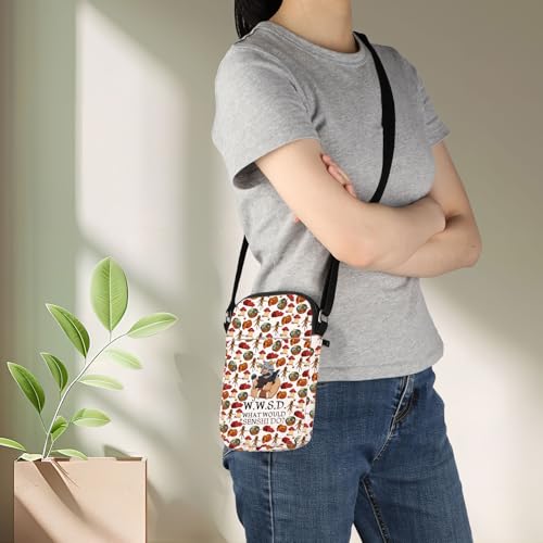 KEYCHIN Senshi Crossbody Bag Delicious Anime Inpsired Gifts Walking Mushroom Gifts Senshi Shoulder Bag4