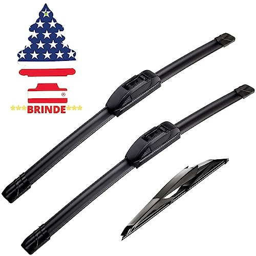 Kit 3 Palheta Limpador Parabrisa Original Dianteira Traseira (Ford Fiesta New 2011 á atual)