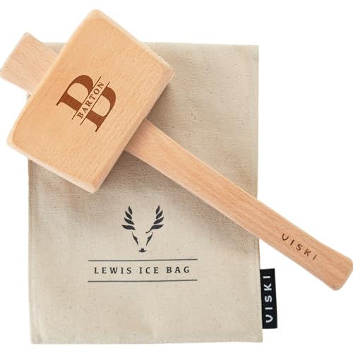 Personalization Universe Lavish Last Name Personalized Lewis Ice Bag and Mallet