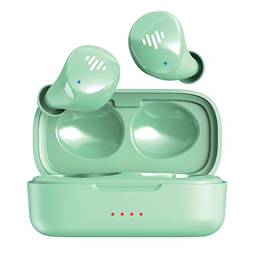 Image of iLuv myBuds Wireless Earbuds, Bluetooth 5.3, Built-in Microphone, 20 Hour Playtime, IPX6 Waterproof Protection, Compatible with Apple & Android, Includes Charging Case & 4 Ear Tips, TB100 Mint