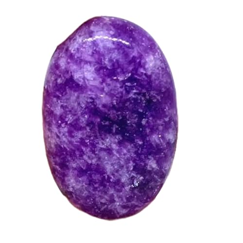 Lépidolite violette cabochon ovale pour imaginer et fabriquer vos colliers et bagues bohèmes