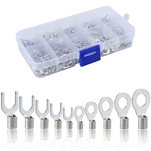 Cosses de fil de calibre AWG et connecteur à sertir en cuivre lot de 320 pièces