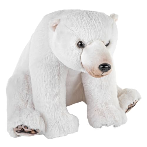 Ours polaire en peluche Wild Republic compagnon doux et écologique