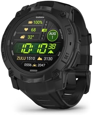 Garmin Instinct 3 Tactical 50mm AMOLED – GPS-Multisport-Smartwatc...