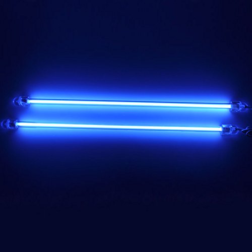 ESUPPORT 12 Inch 30cm Car Blue Undercar Underbody Neon Kit Lights CCFL Cold Cathode Pack of 2