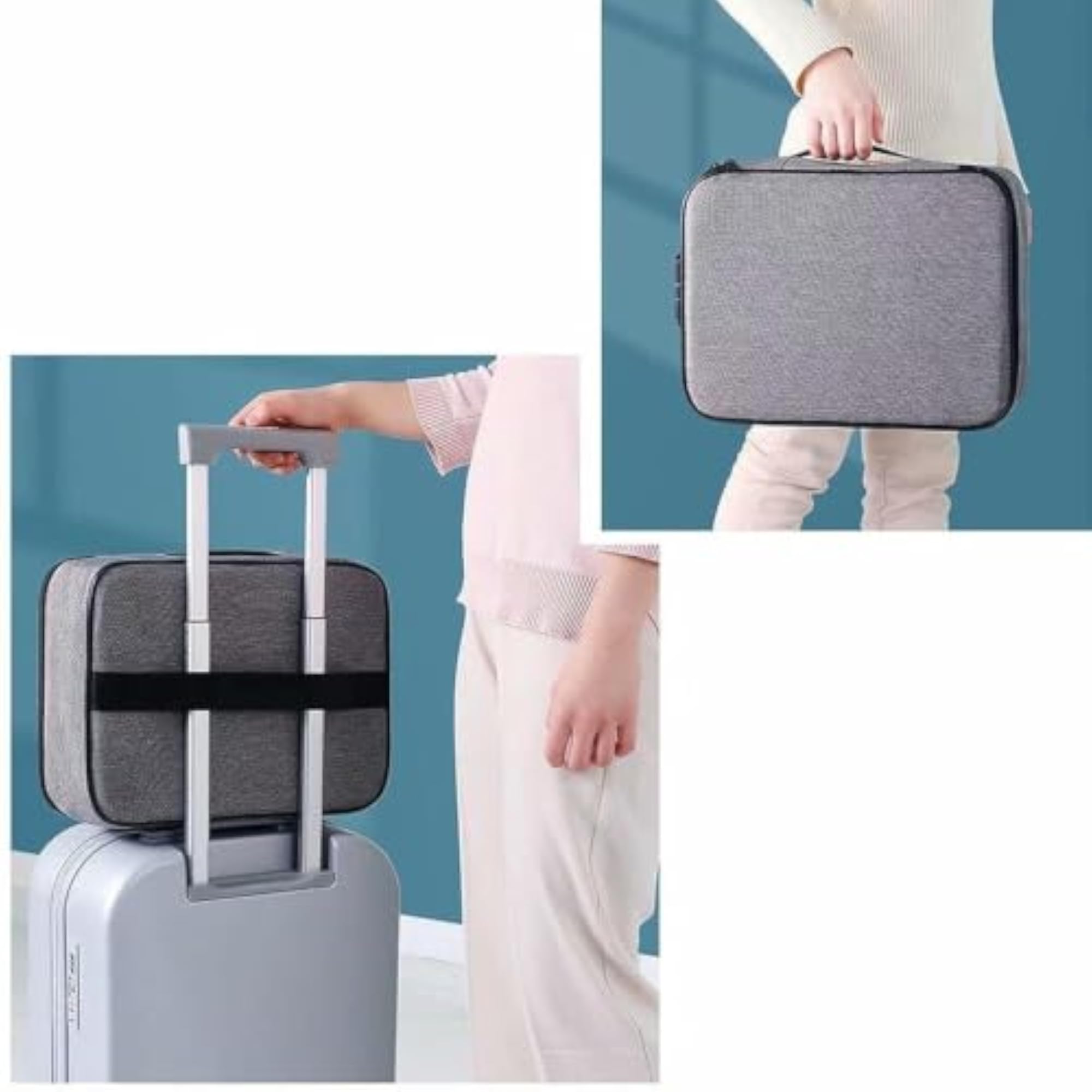 Fireproof Waterproof Document Bag with Combination Lock