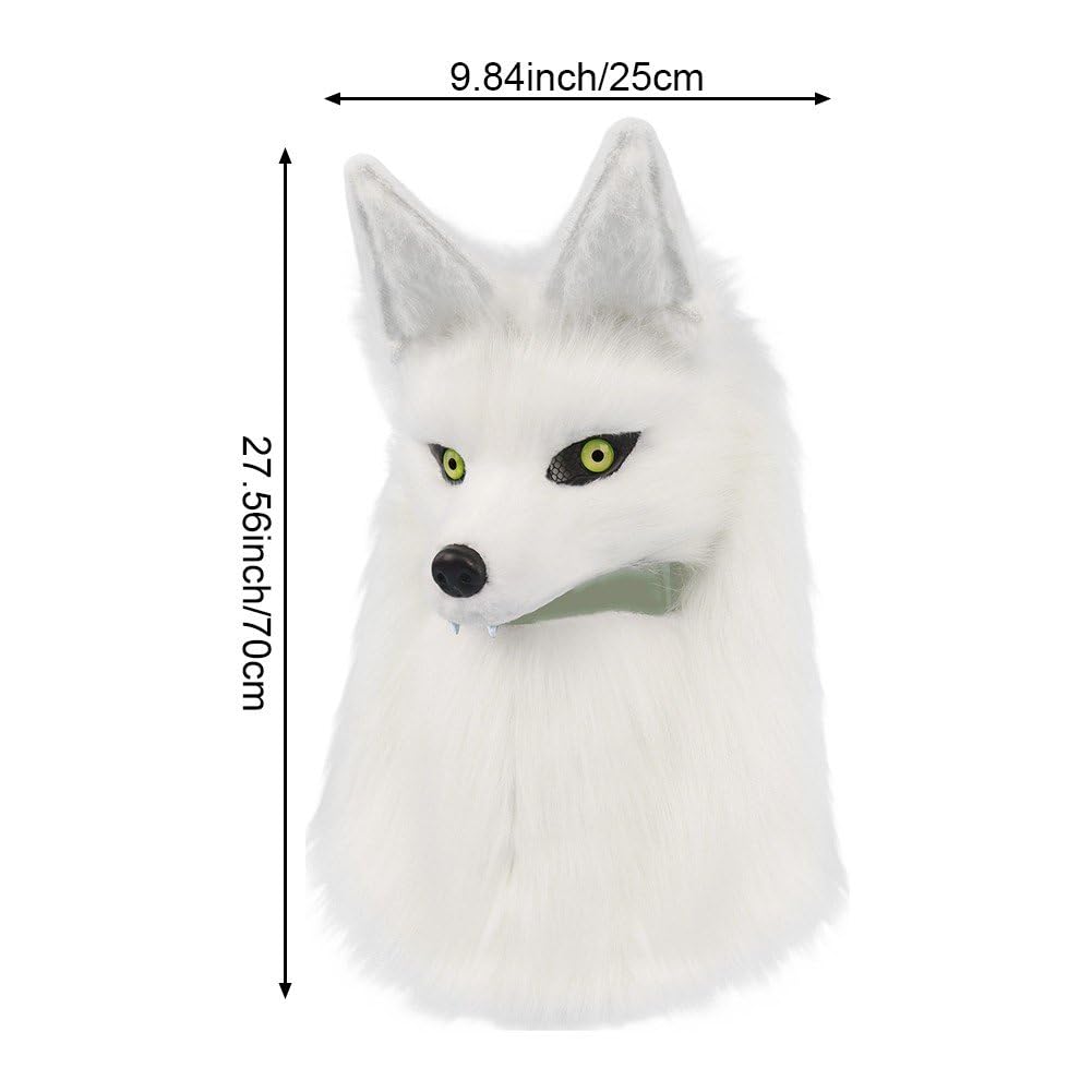 Masque De Chien Poilu, Loup, Tête Entière, pour Déguisement d'halloween, Femmes Hommes.