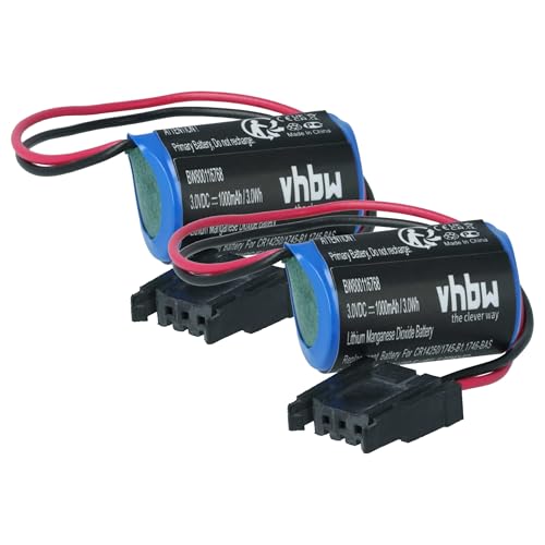 2x Batteria ricaricabile per controllo industriale e centralina | Ogni cella della batteria è testata