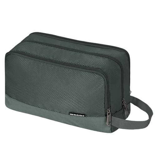 Image of WANDF Travel Toiletry Bag for Men, Small Dopp Kit for Toiletries