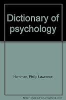 Dictionary of psychology; 0720625300 Book Cover