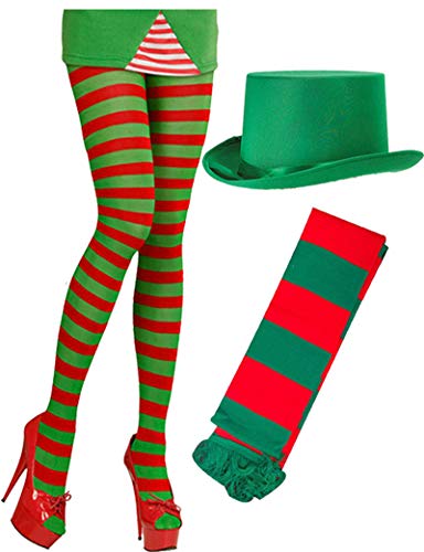 Mallas de satén para disfraz de Navidad: el toque festivo ideal para tus eventos de fin de año