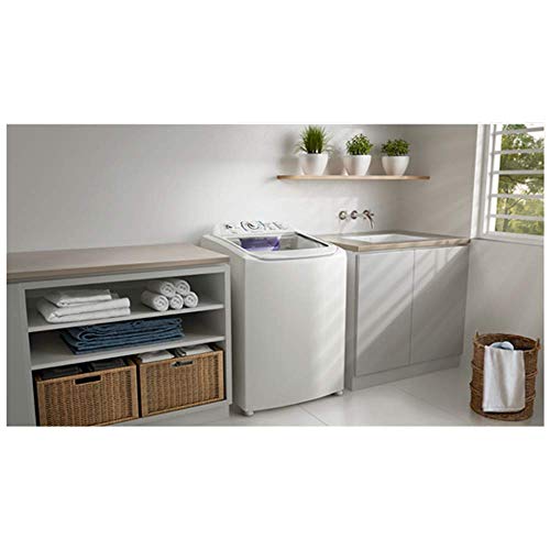 Lavadora de Roupas Electrolux 16kg Branca com 12 Programas de Lavagem e Ciclo Silencioso - LPR16