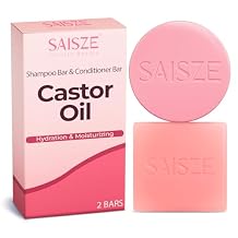 Castor Oil Shampoo and Conditioner Bar, Hydrating and Moisturizing Hair, Natural Solid Shampoo for Hair Growth and Scalp Nourishment
