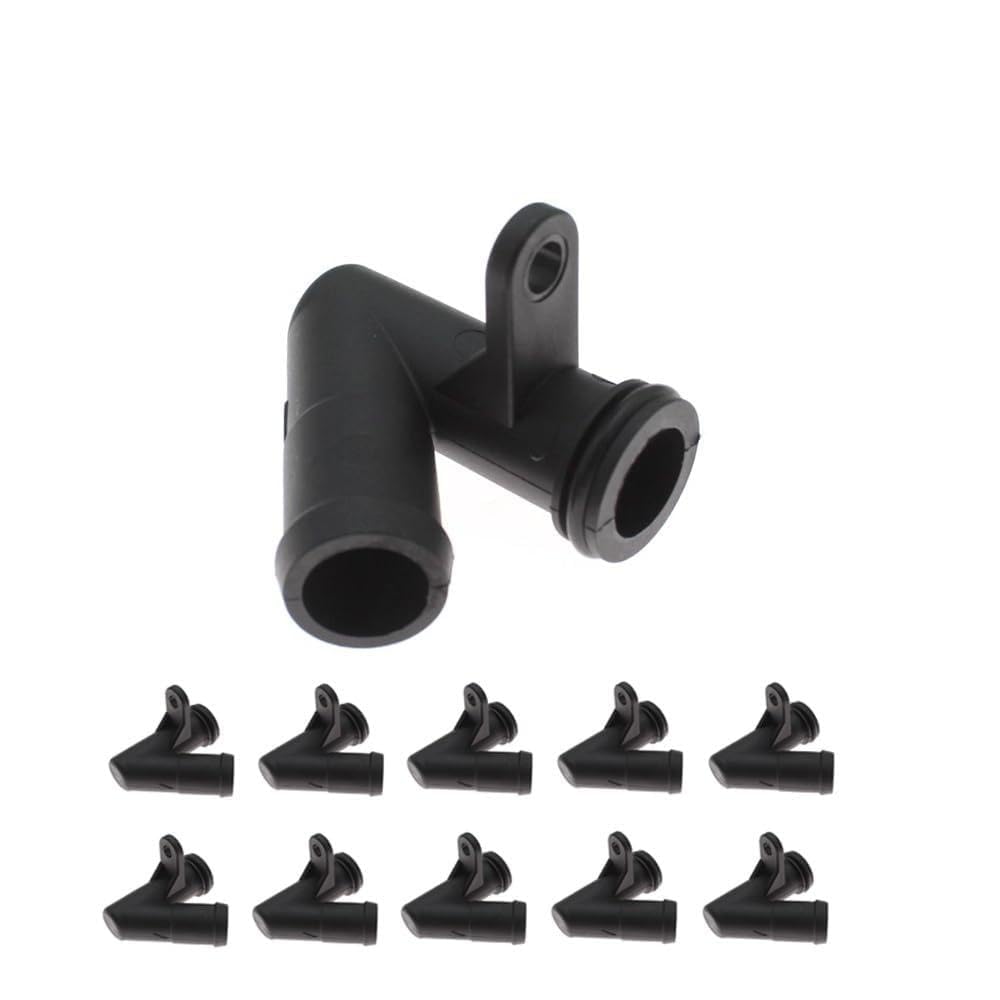 Bcdskzavu 10Pcs 1/2/5/10X A6122030008 Radiator Flange Coolant Pipe Fit For W163 W203 2.7 Om612 6122030008(10Pcs)