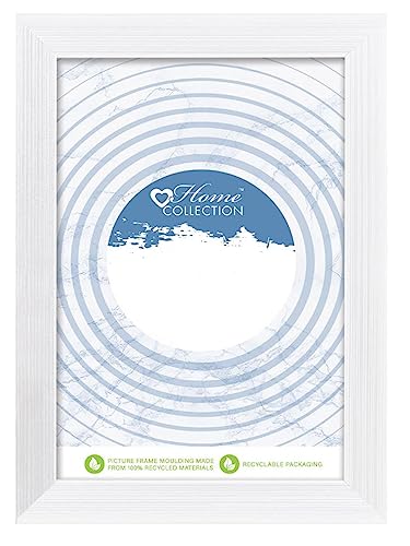 Design Group Plain White Contemporary Glass Photo Frame 6 x 8