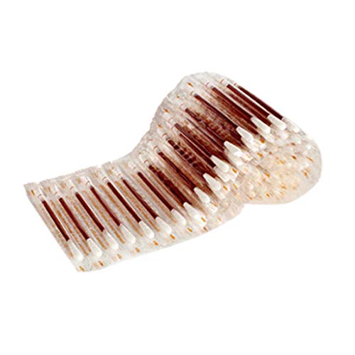 Yiwann Hisopos de algodón, 20 piezas desechables de yodo médico palillo de algodón hisopo de desinfección en el hogar de emergencia