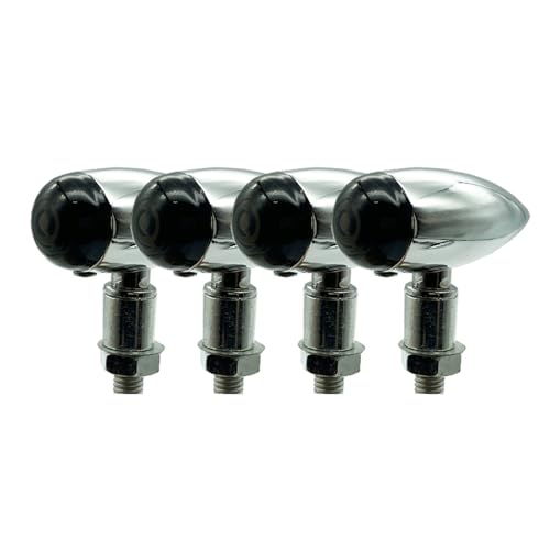 Clignotants moto bullet feux lampe universel indicateurs pour chopper et roadster