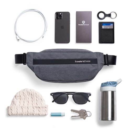 Image of Traveler's Choice Belfast 10 inch Sling Bag Fanny Pack, Hiking, Stylish, Comfortable, Modern