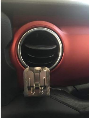 Miniatura 6 de Artudatech 75WXST CB Soporte de micrófono de radio Barra de agarre para pasajeros J-e-e-p Wrangler JL 2018+