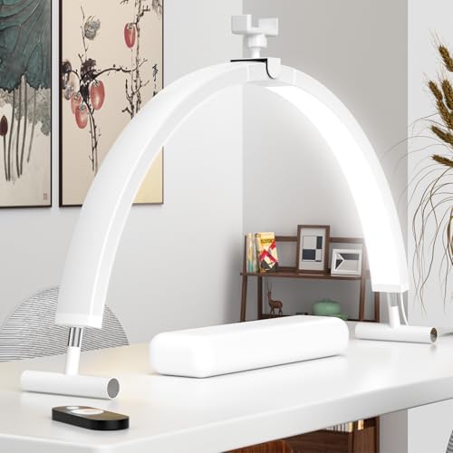 Lampe Demi-Lune Professionnelle 72cm, 50W, Luminosité Réglable po...