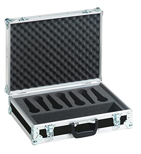 ROADINGER Mikrofon-Case Road 7 Mikrofone schwarz | Flightcase für Mikrofone