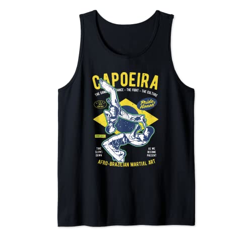 Bandera brasileña Capoeira para hombres, mujeres, niños Camiseta sin Mangas