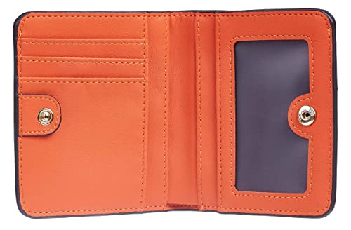 Gostwo Womens Wallet Slim RFID Blocking, Credit Card Holder Small Wallet for Women, Compact Bifold Luxury Genuine Leather Pocket Passport Wallet Ladies Girls Mini Purse Travel with ID Window, Orange by Gostwo - Used condition - Image 4