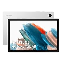 Samsung - Galaxy Tab A8 Tablet 25,6 cm (10,5 Zoll) 128 GB Android Farbe Silber (spanische Version) (die italienische Version kann Nicht gewährleistet Werden)