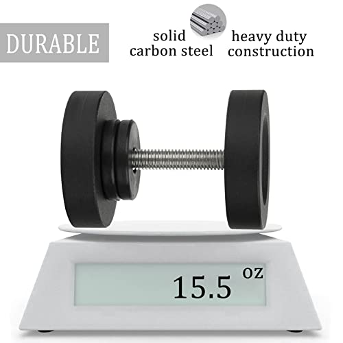 Foxwake Metal Barn Sliding Door Knob And Pull,115/16In Matte Black Round Door Handle thumb #4
