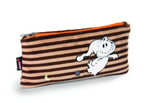 Preisvergleich Produktbild NICI 32987 - Mäppchen Geist Plüsch 21x10 cm rechteckig, gestreift
