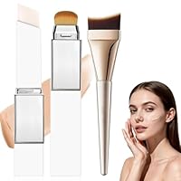 2 in1 Color Changing Foundation Stick, Korean Foundation Make up mit Bürste, Farbwechselndes Foundation Stick mit Feuchtigkeitsspendende Waterproof für Alle Hauttypen(Natural)